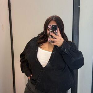 Women's Black Denim Jacket